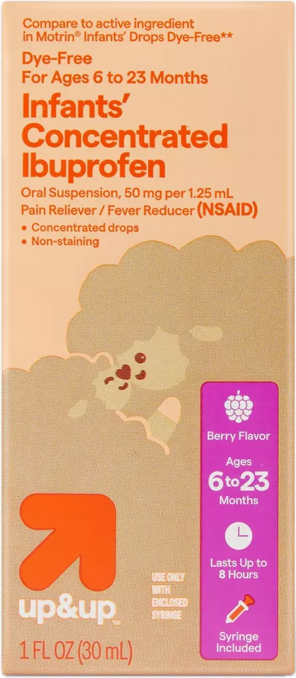 Target up & up infant ibuprofen 50 mg per 1.25 mL